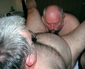 Mature gay bears in hot oral amateur